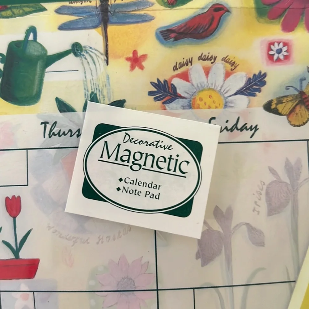NWT Undated Magnetic Calendar/Notes Combo Pack